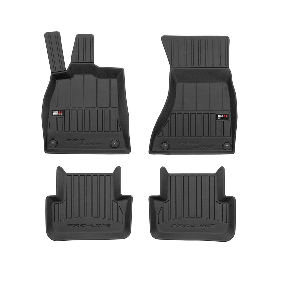 Audi A4 Floor Mat - Omac - Proline Premium TPE - Black - '08-'16
